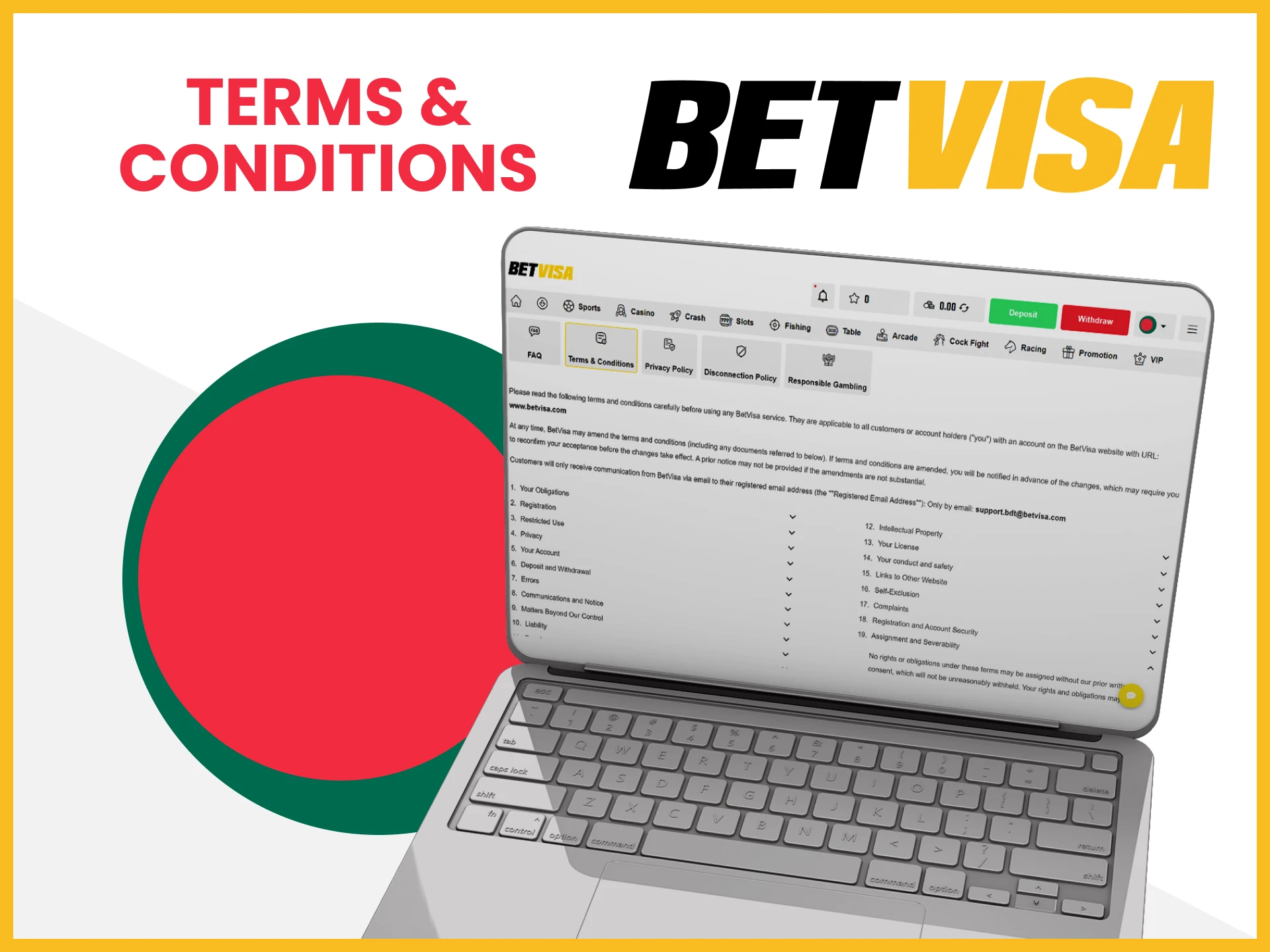 Find out all about bonuses from Betvisa.