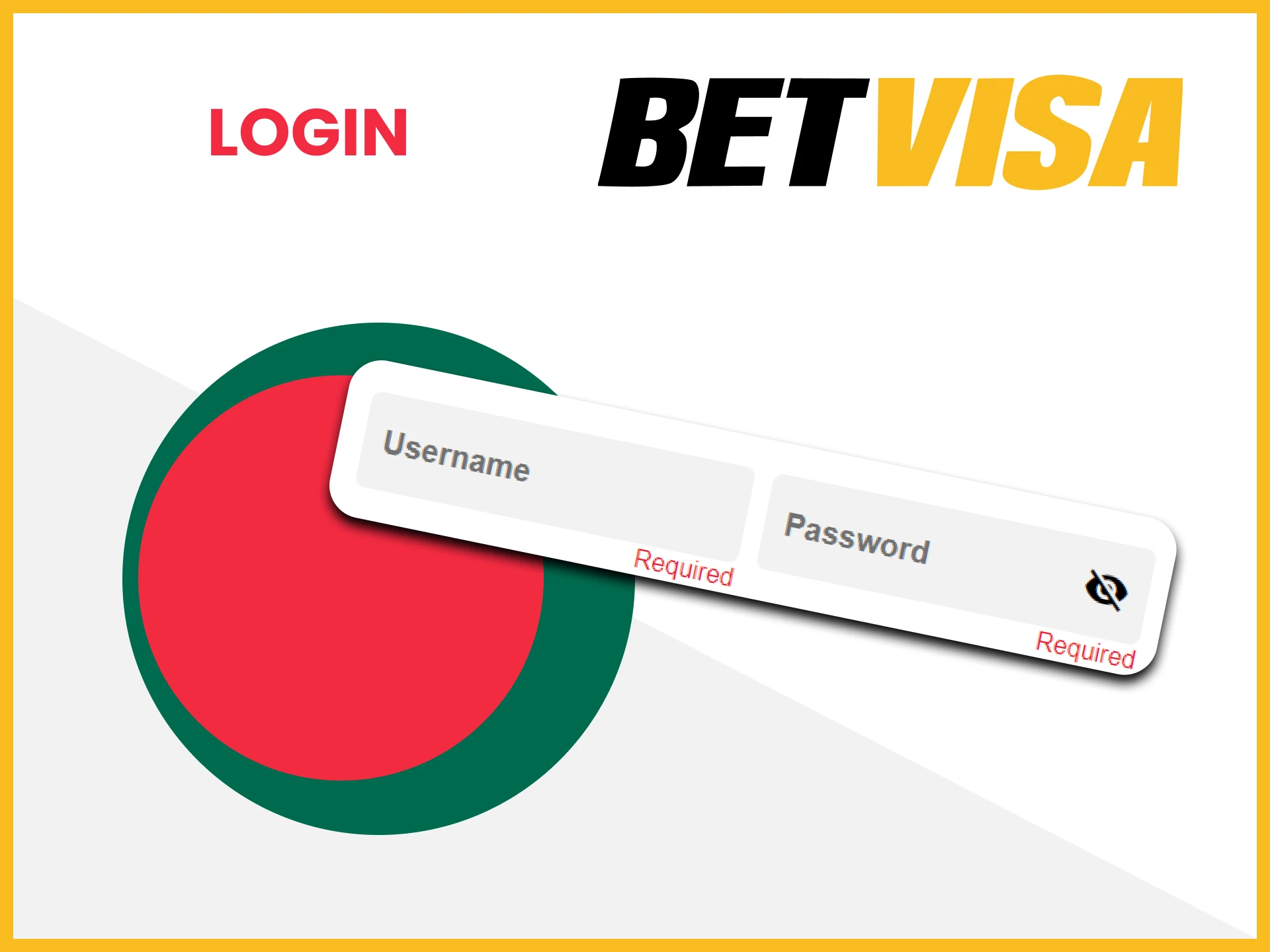 Log in to your Betvisa account.
