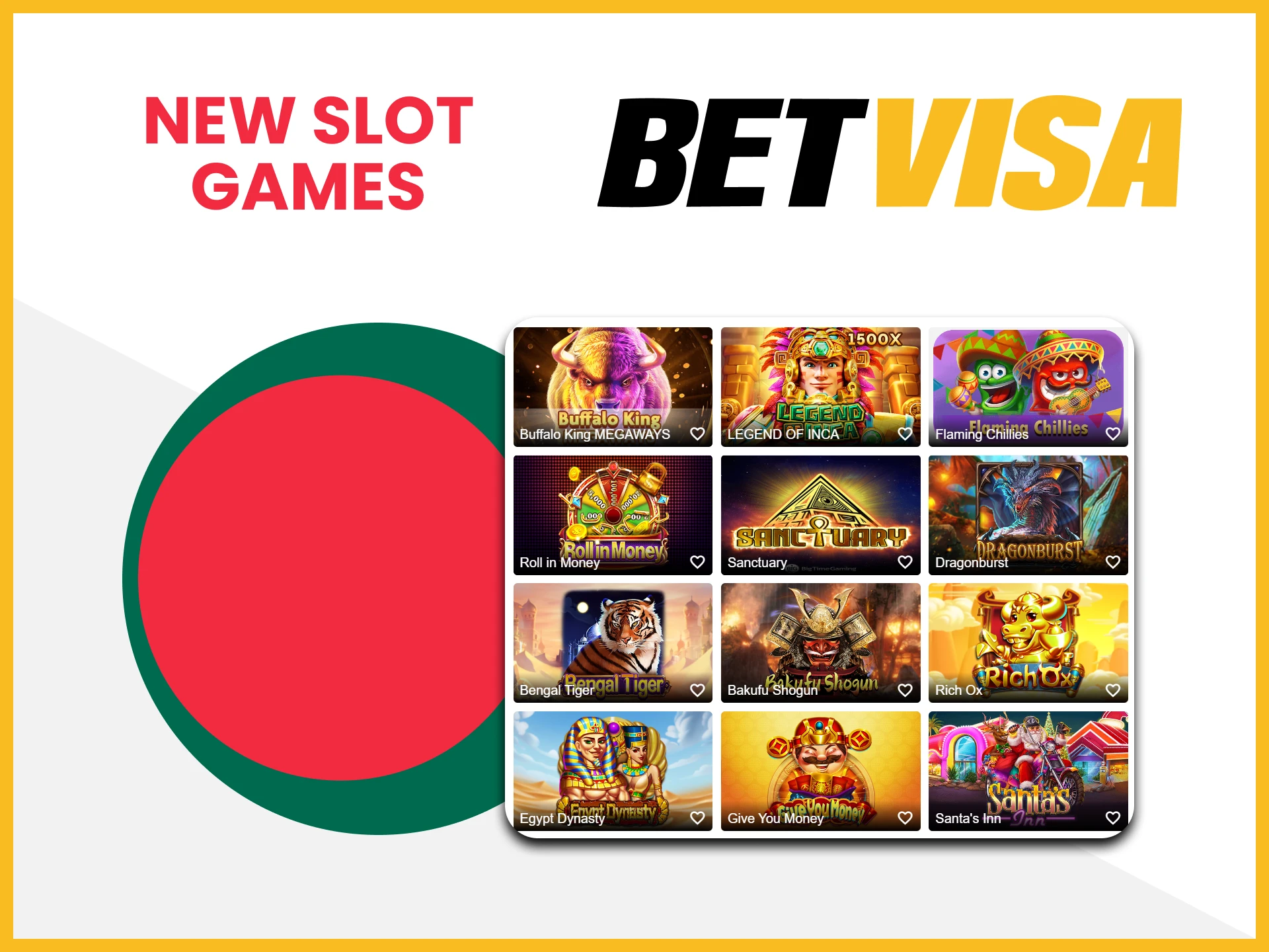 Explore new slot games at Betvisa.