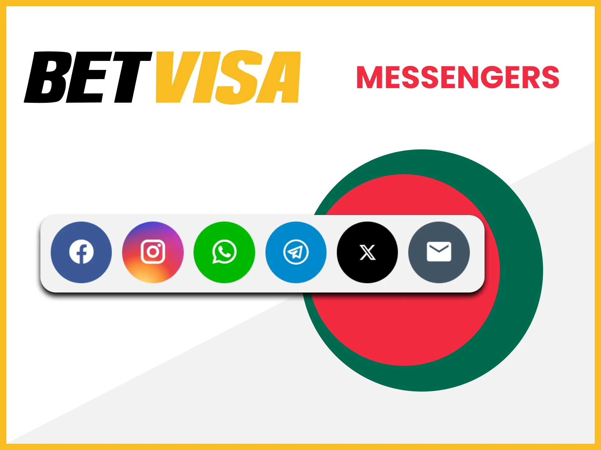 You can contact the Betvisa team through instant messengers.