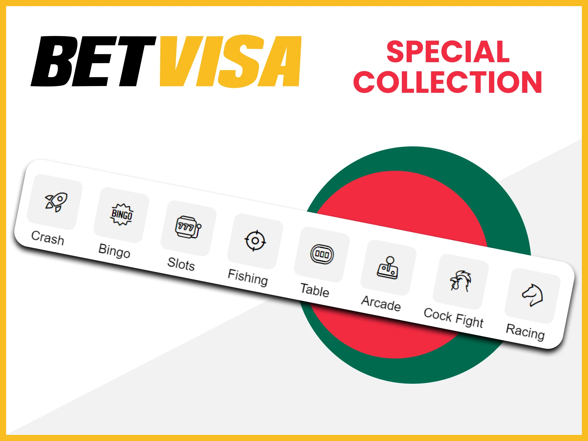Betvisa provides a special collection of E-Games.